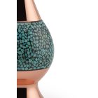 Perzsa türkiz karcsú váza 14 cm