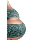 Perzsa türkiz talpas cukortartó tetővel 33 cm