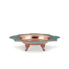 Perzsa türkiz asztalközép, kínáló