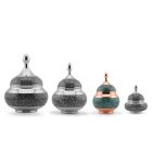 Perzsa türkiz cukortartó tetővel 11 cm