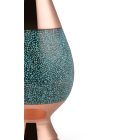 Perzsa türkiz karcsú váza 30 cm