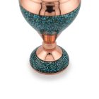 Perzsa türkiz, áttört mintás váza 16 cm