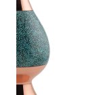 Perzsa türkiz karcsú váza 26 cm