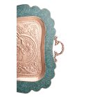 Perzsa türkiz tálca 52 cm