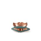 Perzsa türkiz kashkul kínáló, tálcával