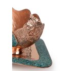 Perzsa türkiz kashkul kínáló, tálcával