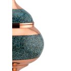 Perzsa türkiz talpas cukortartó tetővel 29 cm