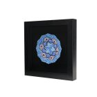 Minakari dísztányér keretben 20 cm