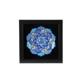 Minakari dísztányér keretben 27 cm