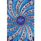 Minakari dísztányér keretben 33 cm