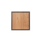 Falikép fából, kerek virágos mintával