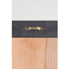 Falikép fából, kerek virágos mintával