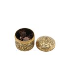 Gravírozott sárgaréz ékszerdoboz