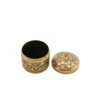 Gravírozott sárgaréz ékszerdoboz