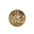 Gravírozott sárgaréz ékszerdoboz