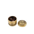 Gravírozott sárgaréz ékszerdoboz