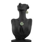 3 részes türkiz ékszerszett - kerek