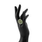 3 részes türkiz ékszerszett - kerek