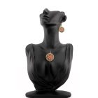 3 részes piros-fekete ékszerszett 