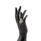 3 részes türkiz-fekete Boteh ékszerszett