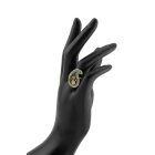 3 részes fekete-türkiz Boteh ékszerszett