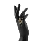 3 részes kék-fekete Boteh ékszerszett