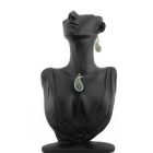 3 részes türkiz-fekete Boteh ékszerszett