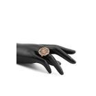 3 részes piros-fekete ékszerszett - kerek