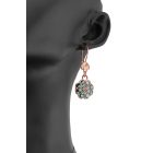 4 részes türkiz berakásos virág ékszerszett