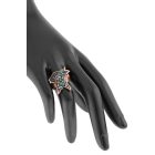 4 részes türkiz berakásos madaras ékszerszett