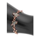 4 részes türkiz berakásos madaras ékszerszett