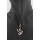 4 részes türkiz berakásos madaras ékszerszett