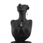 4 részes türkiz berakásos madaras ékszerszett