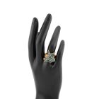 4 részes türkiz berakásos madaras ékszerszett