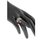 4 részes horgony formájú türkiz ékszerszett