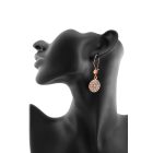 3 részes türkiz berakásos sorskerék ékszerszett - kerek