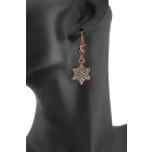 3 részes türkiz berakásos, csillagos ékszerszett