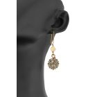 4 részes virág ékszerszett áttört mintával