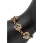 4 részes virág ékszerszett áttört mintával