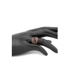 4 részes, levél mintás markazit ékszerszett