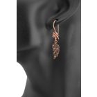 4 részes, levél mintás markazit ékszerszett