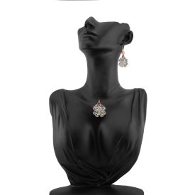 3 részes lóhere mintájú ékszerszett