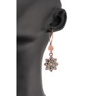 3 részes ékszerszett 8 szirmú virággal