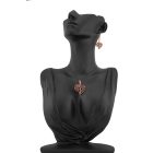 4 részes, szív mintájú markazit ékszerszett