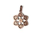 4 részes, virág mintájú markazit ékszerszett