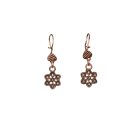 4 részes, virág mintájú markazit ékszerszett